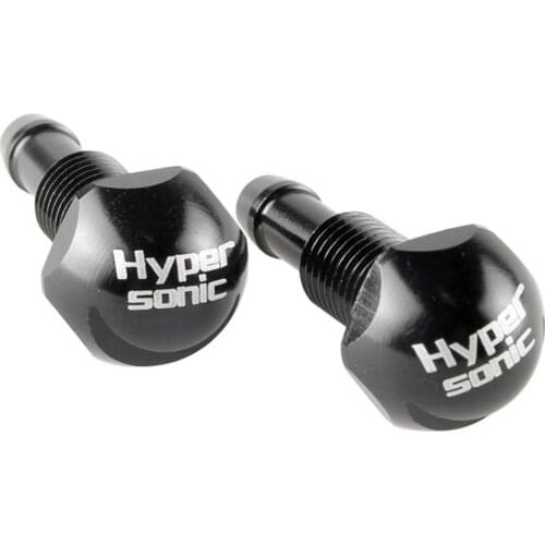HYPERSONIC 2Pcs Car Universal Windshield Wiper Washer Spray Nozzle