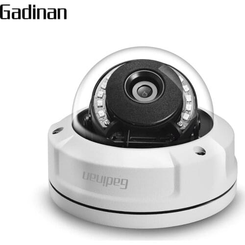 GADINAN Vandalproof 2.8mm Lens Wide Angle AHD 1080P 2MP Waterproof Outdoor Dome CCTV Camera 2835 IR Leds Night Vision