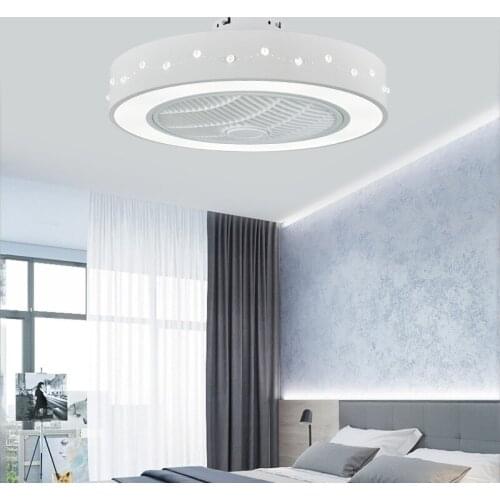 Creative Promise Ceiling Fan Lamp Lighting Lamp Led Modern Minimalist Bedroom Living Room Decoration Lamp with Remote Control