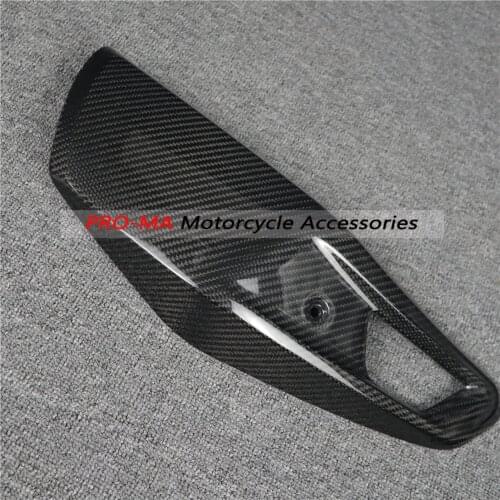 Motorcycle Exhaust Cover Fairing in carbon fiber For KTM 1050 1090 1190 1290 ADV Super Adventure S/R/T Twill glossy weave
