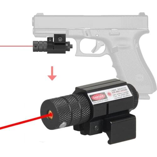 PPT Tactical Red Laser Sight Black Color Fit 21.2mm Rail For Hunting Rifle gs20-0048