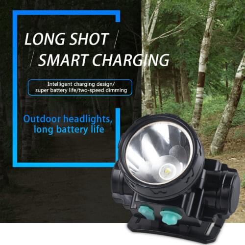 Qingniu Highlight 2 level adjustable waterproof LED headlight suitable for outdoor hiking,cycling, expedition work