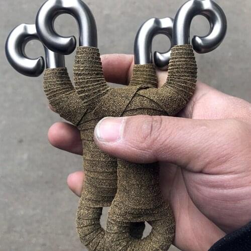 Slingshot 304 Stainless Steel Hunting Straight Traditional Recurve Titanium Alloy Handmade Outdoor Competitive Slingshot