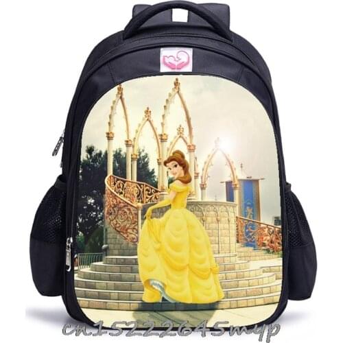 Mickey Mouse Backpack School Bag for Girls Boys Women Men Children Princess Teens Laptop Travel Rucksack Knapsack