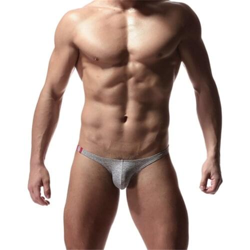 Low Waist Mens Cotton Briefs Sexy Temptation Underwear Briefs Penis Pouch Underwear Sexy Mens Bikini Underwear Cueca Masculina