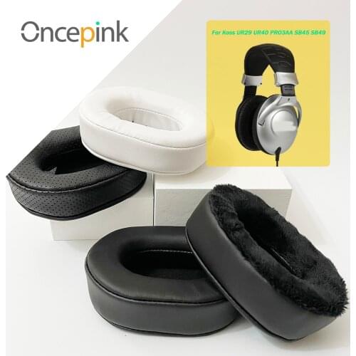 Oncepink Replacement EarPads For Koss UR40 PRO3AA UR29 SB45 SB49 Headphone Ear Cushion Repair Parts Earphones Accessories