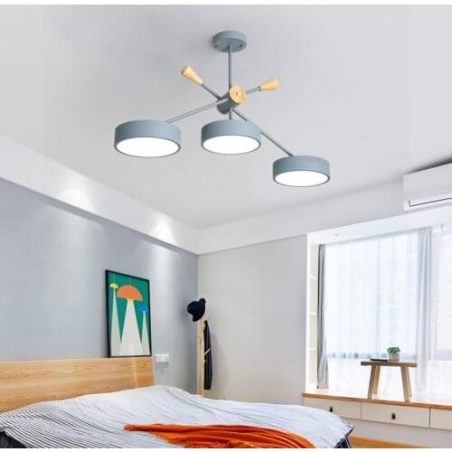 New LED ceiling lamp modern chandelier living room chandelier apartment study ceiling lamp dining room lighting