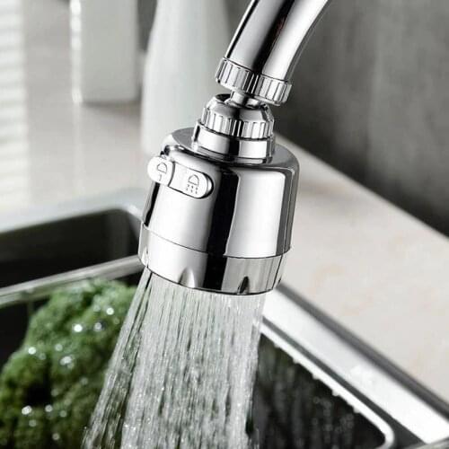 Universal Rotatable Kitchen Faucet Tap Shower Head Faucet Accessory Faucet Crane Nozzle Water Stream for Kitchen Bathroom