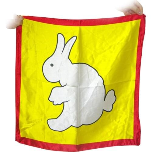 Duck Rabbit Silk, Scarve Magic Tricks Close Up Illusions Gimmick Props Accessories Comedy