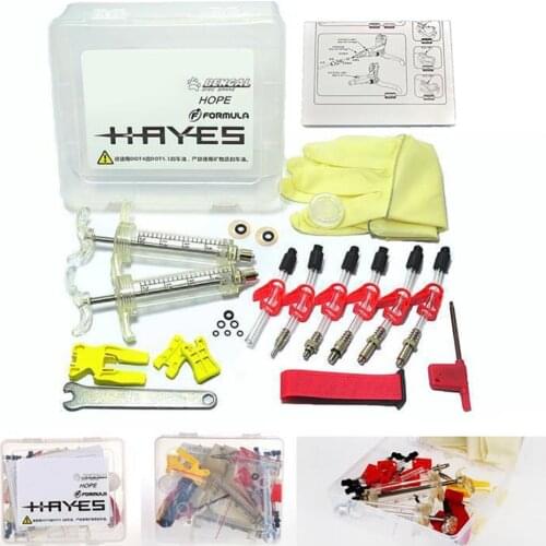 Bike Bicycle Hydraulic Disc Brake Bleed Tool Kit for AVID Sram-Formula Hayes Bicycle Brake Hydraulic Disc Brake MTB Clamp Brakes
