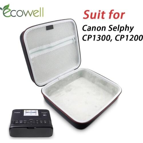 Ecowell EVA Protective Hard Case for Canon Selphy CP1300 CP1200 Photo Printer KN-36IN KN 108IN Protable Travel Carry Storage bag