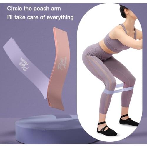 2Pcs Training Fitness Bands Exercise Yoga Resistance Rubber Bands Elastic Fitness Gum Pilates Sport Workout Equipment