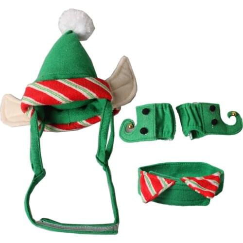 4pcs Pet Clothes Apparel Outfit Dress-up for Puppy Kitten Small Cats Dogs