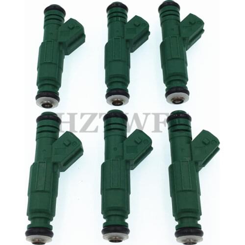6PCS New Fuel Injectors 42 lb/hr Turbo 1.8T 2.3 T 440cc 13586335 22853741 20923680 25920615 0280155968
