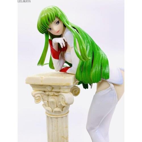 Anime 23cm CODE GEASS Lelouch of The Rebellion C.C. Pilot Suit Ver. PVC Action Figure Collectible Model Toys lelakaya New