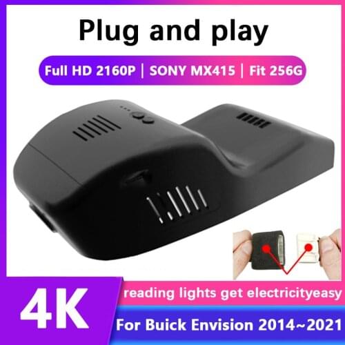 Car Driving Recorder Easy to install For Buick Envision 2014 2015 2016 To 2021 Car DVR Wifi Video Recorder Dash Camera HD 2160P