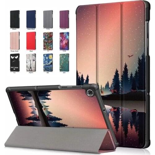 Case For Lenovo Tab M10 FHD Plus TB-X606F TB-X606X 10 3" Smart Cover Funda Ultra Slim Magnetic Folding Skin Stand Shell+Pen