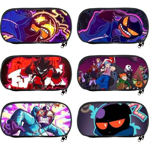 3D Video Game Friday Night Funkin Pencil Case Kids Pen Bag Boy Girl Pencil Bag Student Cartoon Stationery Pen Pouch