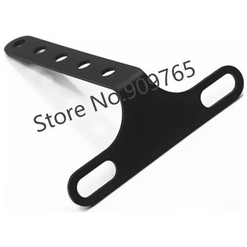 Black Adjustable Headlight Mount Bracket for Harley Chopper Bobbers Cafe Racer Cruiser Customs