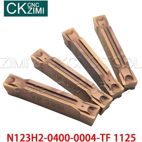 N123H2-0400-0004-TF 1125 Slotted Cutting Carbide Inserts Lathe Tool Tungsten Carbide Cutting Tools CNC Lathe Cutter for Metal