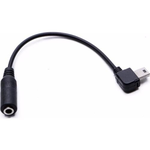 1PC 3.5mm Mini USB Microphone Mic Adapter Cable for GoPro Hero 3 3+ 4 Camera