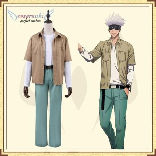 Jujutsu Kaisen Gojo Satoru Cosplay Carnaval Costume Halloween Christmas Costume