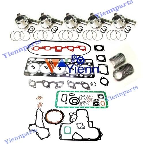 For Kubota F2503 Overhaul Rebuild Kit With Full Gasket kit Piston Ring Bearing Set Tractors Diesel Engine Repair Parts