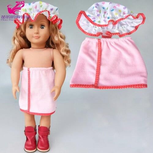 Baby Dolls Clothes rompers bathrobe 18 Inch american generation Doll accessories Girl new year Gift