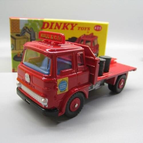 Diecast 1:43 Scale Bedford Classic Coal Truck Alloy Simulation Model Adult Collection Decoration Gift Kids Toys Boys