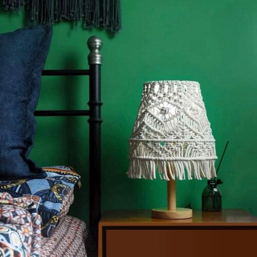 Dream Catcher DIY Teether Macrame Kit Braided Cord with Wood Ring Wood Stick Macrame Cord Natural Cotton Rope