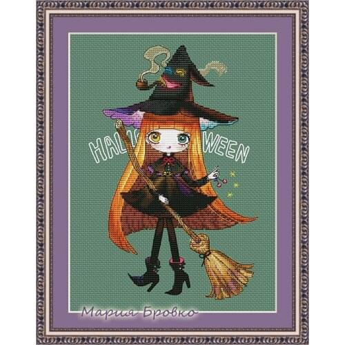 Birds and Peach Blossoms and Birds Counted Cross Stitch Kit Cross stitch Halloween