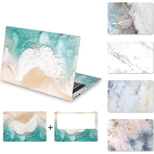 Sea wave/marble Laptop Skin Laptop Sticker Decal 12 13 14 15.6 17 Inch for Lenovo/dell/HP/ASUS/xiaomi AIR 13.3/Macbook