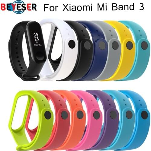 New Bracelet watch band For Xiaomi Mi Band 4 /Miband3 Replacement Original Silicone Smartwatch Wristband Fitness Tracker strap