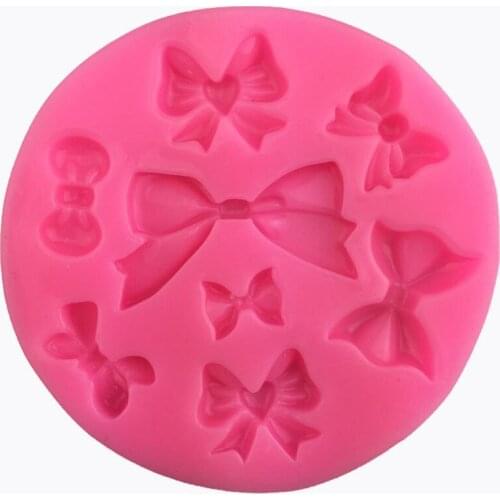Food Grade DIY Bow Tie Silicone Mold Cake Mold Silicone Baking Tools Kitchen Fondant Decorations LX8320