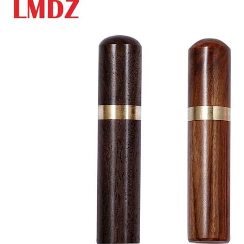 LMDZ Portable Mini Sewing Needles Storage Needle Case Wooden Felting Pins Container Sewing Tools for Storing Knitting Holder