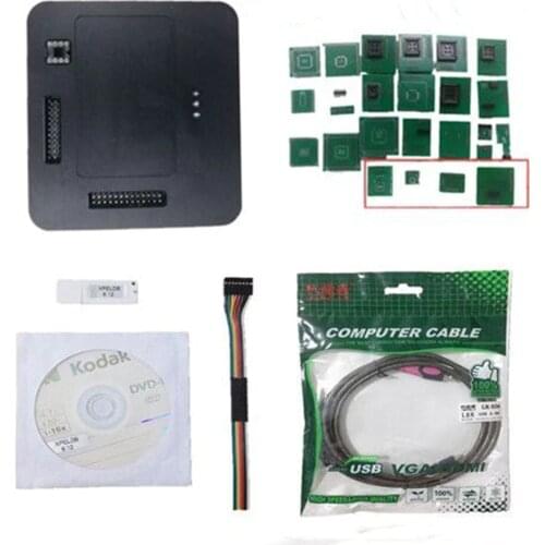 Xprog XPELDB V6.17 ECU Programmer Add More 4 Adaptes Than XPROG V5.84 Chip Tuning Tool