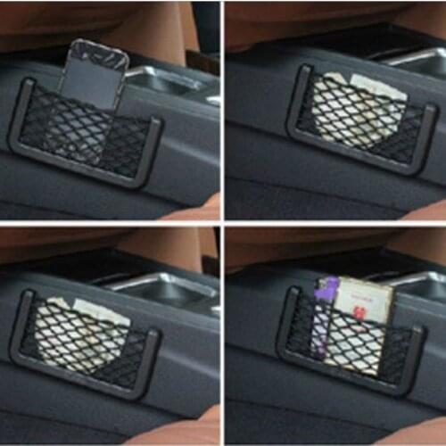 1PC Car Mesh Net Bag Car Organizer Universal Storage Net Holder Pocket