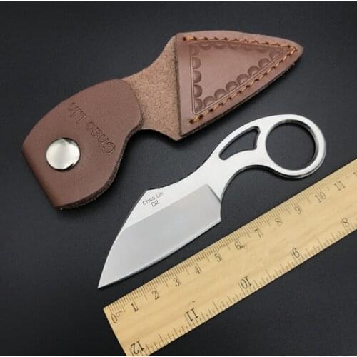 Fixed Blade Knife Tactical Kerambit Knives D2 Blade KYDEX Camping Hunting Knife Pocket Straight Tools EDC