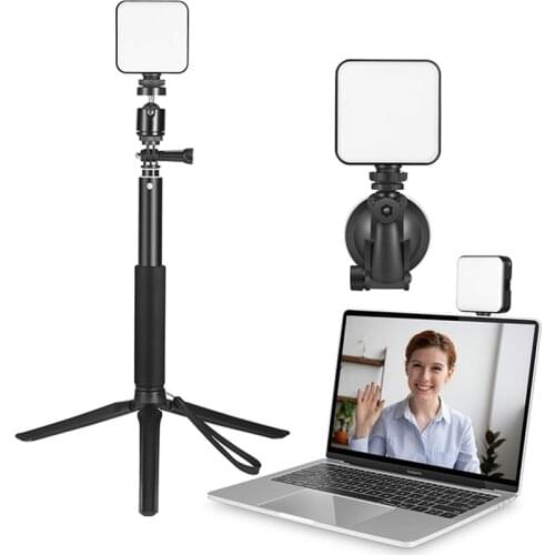 Video Conference LED Fill Light Adjustable Computer Lighting with Tripod Filling light For Camera Computer Live Photography