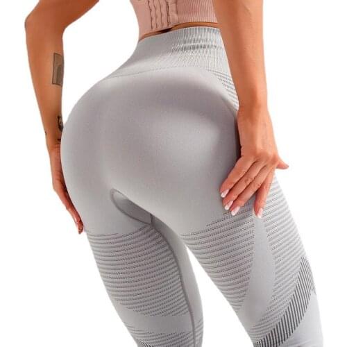ATHVOTAR Seamless High Waist Women Leggings Sexy Gym Clothing Workput Pants Moisture Absorption and Sweat
