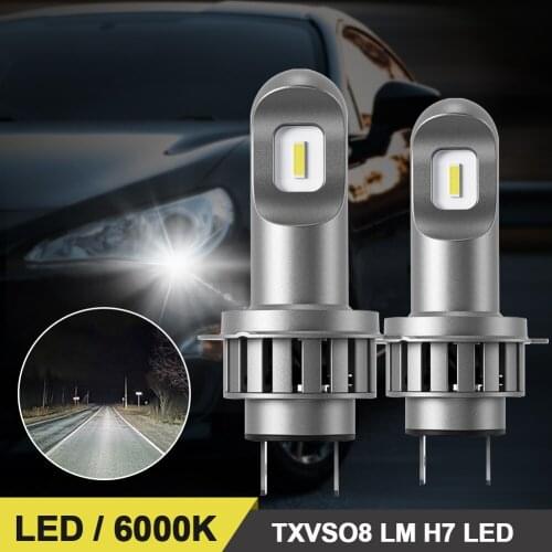 1Pair H7 LED Headlight Bulb 9-24V 10000LM 6000K White 50W Ultra Bright LED Light Bulb Waterproof Car LED Headlight