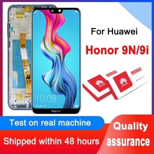 100% Tested 5.84'' Display Replacement For Huawei Honor 9N LCD Touch Screen Digitizer Assembly For Honor 9i LLD-AL30 LLD-AL20