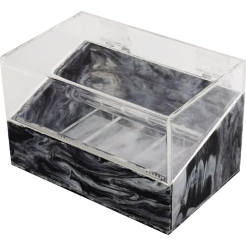 6 Rolls Dustproof Eyelash Tape Cutter Acrylic Multi-Grids Tapes Storage Box False Eyelash Tape Dispenser Q81B