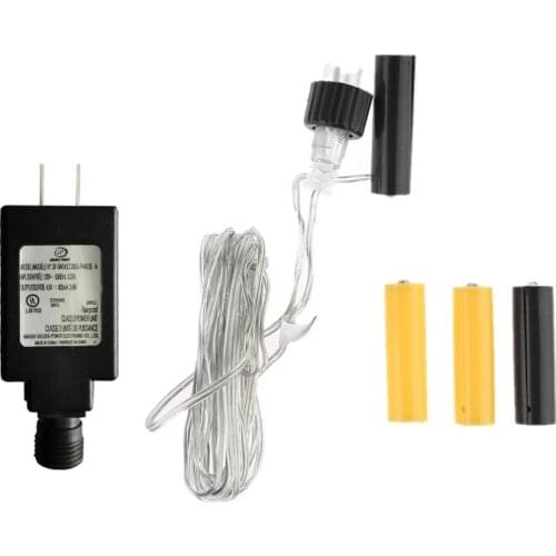 AA AAA Battery Power Supply Adapter Replace 2x 3x Battery for LED Light Radio Q81F