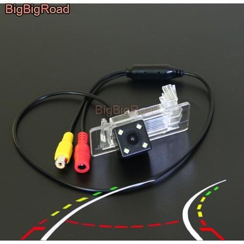 BigBigRoad For Skoda Rapid FL Rapid Spaceback Hatchback Octavia / Car Parking Rear View Camera / HD CCD Back up Reverse Camera