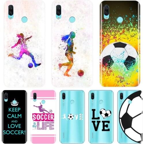 Football Soccer Back Cover For Huawei Nova Smart Lite 2017 Soft Silicone Case For Huawei Nova 3 3I 3E 2i 2 Lite Plus Phone Case