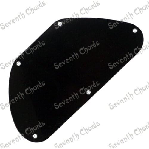 Black Plastic Bass Guitar Cavity Cover Cover Back Plate Wiring BackPlate - HC-1014 Guitar Pickguard