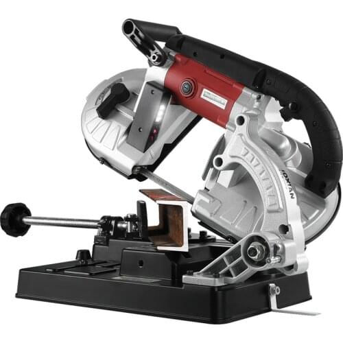 Small Wood Cutting Horizontal Portable Band Sawmill Multifunction Woodworking Machinery Metal Cutting Machine