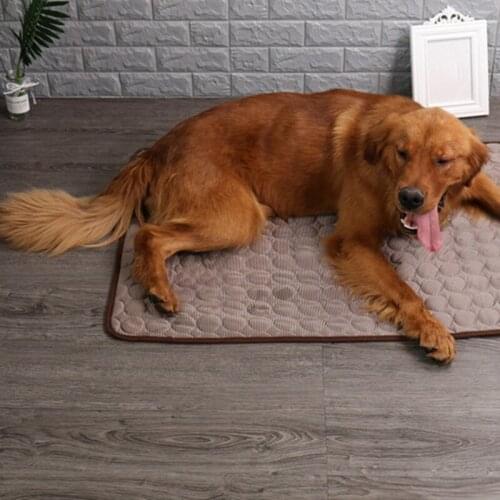 1PC Summer Washable Dog Mat Cooling Pad Mat For Dogs Cat Blanket Sofa Breathable Pet Dog Bed For Small Medium Large Dogs Car