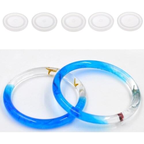 Soft Silicone Jewelry Mould Epoxy Bracelet Bangle Mold Handmade Resin Craft Jewelry Making Mold - 57 - 69m Diameter